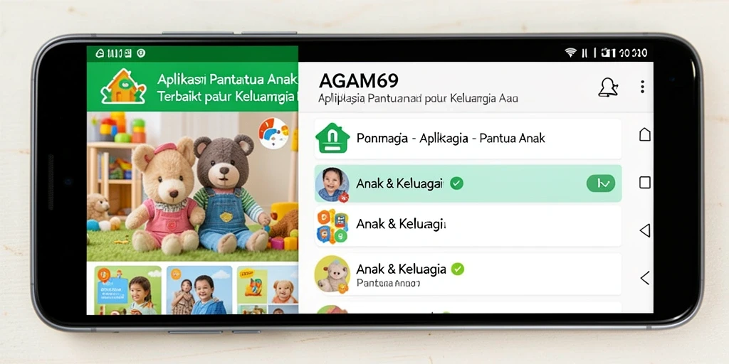 Antarmuka AGAM69 yang intuitif untuk Pantau Anak.
