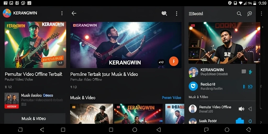 Tampilan antarmuka KERANGWIN yang sederhana dan fungsional.