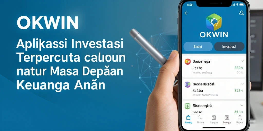 Tampilan antarmuka OKWIN yang intuitif dan mudah digunakan untuk investasi.