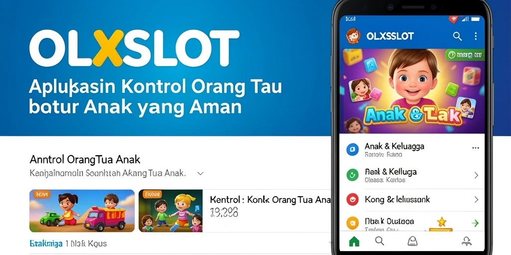 Tampilan antarmuka aplikasi OLXSLOT untuk kontrol orang tua.