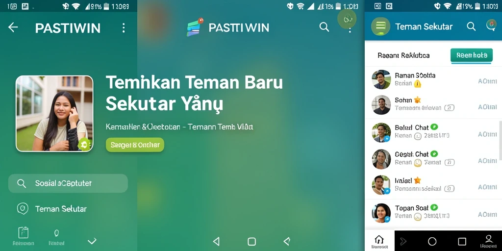 Tampilan antarmuka PASTIWIN yang menarik dan interaktif.