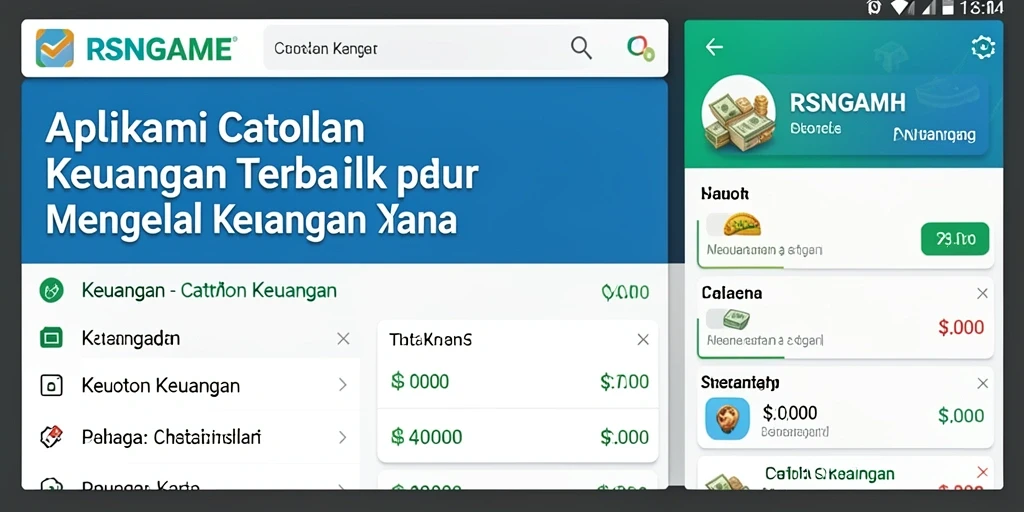 Tampilan antarmuka RSNGAME yang bersih dan sederhana.