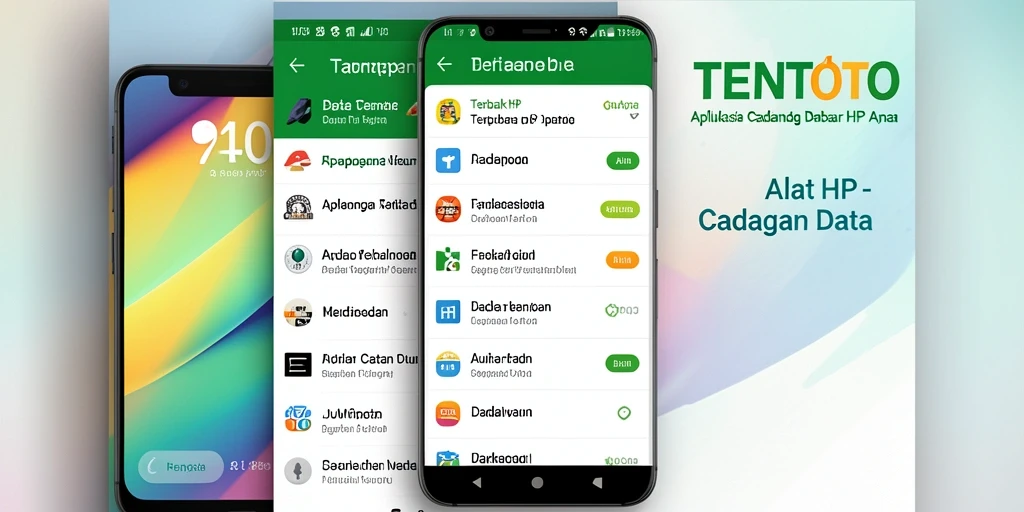 Antarmuka TENTOTO yang intuitif untuk pencadangan data.