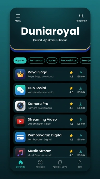 Temukan Aplikasi Populer dan Terbaru di duniaroyal — Pusat Unduhan Terbaik